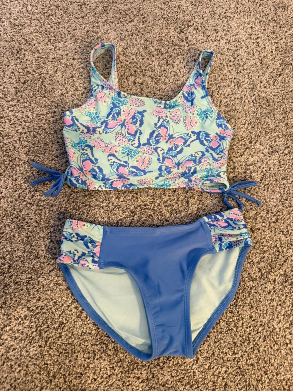 Cat & Jack 2 Piece Girls Swimming Suit
